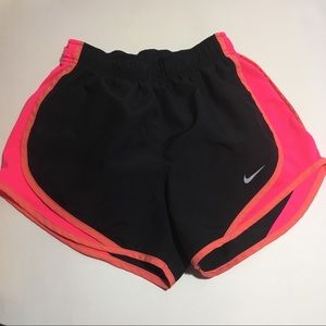 Nike | Black and Neon Pink Running Shorts XS
